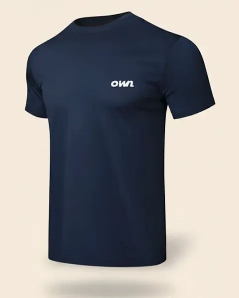 OWN Quick-Dry TShirt – Burgundy, Olive Green, Sky Blue, Royal Blue & Black- Customizable - foto 16