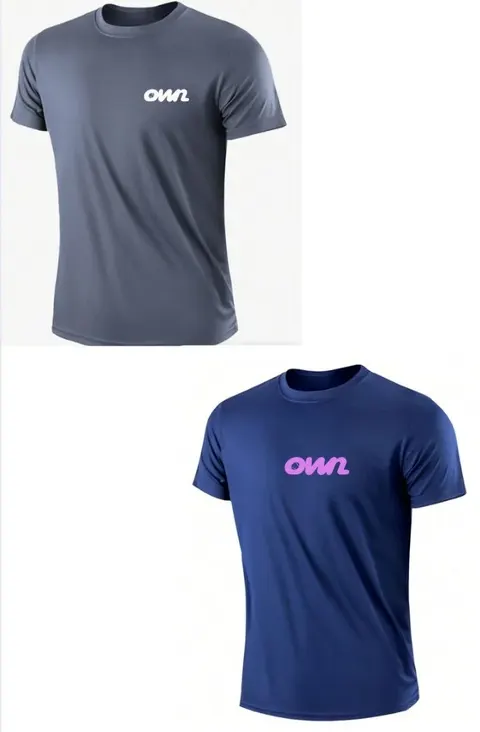 OWN Ultra-Light Dry Fit Shirt – Neon Yellow, Blue, Black & Gray- Customizable - foto 22