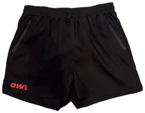 OWN Men’s Classic Stretch Shorts – Black & Gray - foto 5