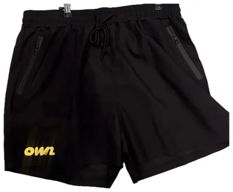 OWN Men’s Classic Stretch Shorts – Black & Gray - foto 7
