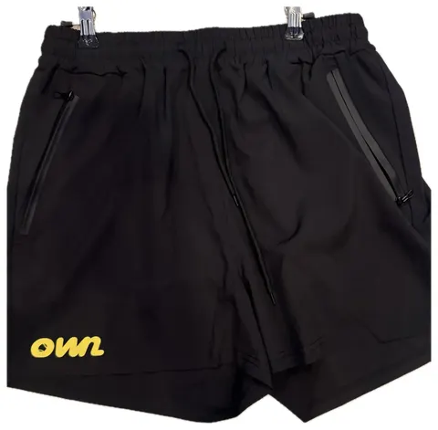 OWN Men’s Classic Stretch Shorts – Black & Gray - foto 10