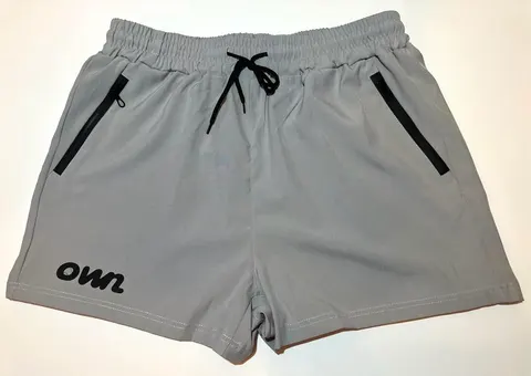 OWN Men’s Classic Stretch Shorts – Black & Gray - foto 17