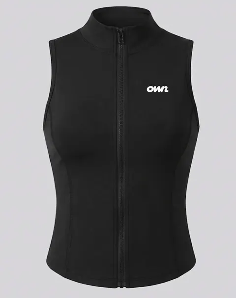 OWN Full-Zip Top – Black (Customizable) - foto 3