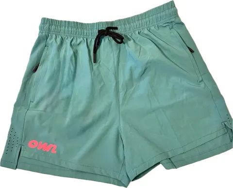 OWN Men’s Stretch Shorts – Brown & Teal - foto 3