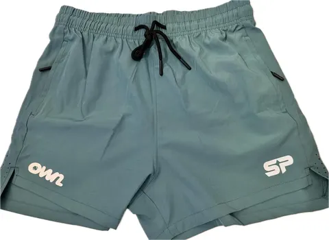 OWN Men’s Stretch Shorts – Brown & Teal - foto 9
