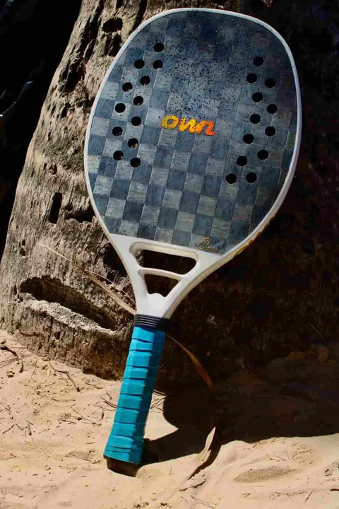 Own Silver Carbon 20mm White/Gold or Black/Gold option– Racket with Line Detail + OwnBT Grit Treatment + OwnBT 2 in 1 Bag/Towel - foto 15