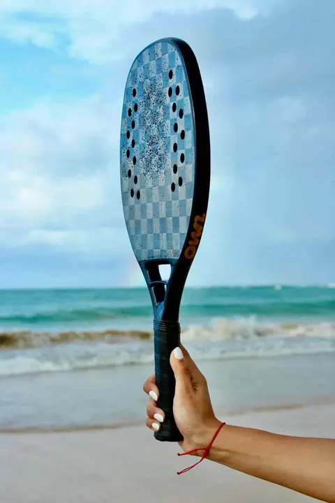 Own Silver Carbon 20mm White/Gold or Black/Gold option– Racket with Line Detail + OwnBT Grit Treatment + OwnBT 2 in 1 Bag/Towel - foto 19