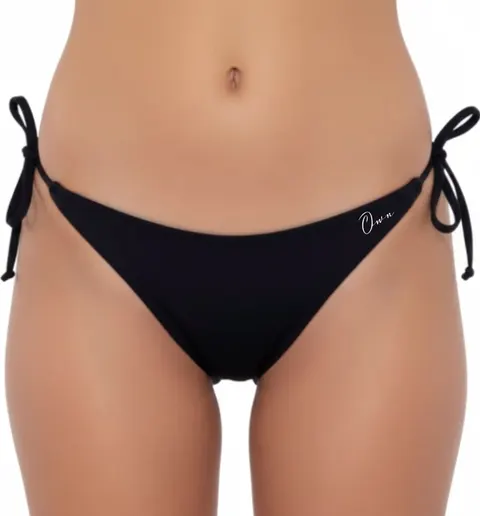 OWN Black Multi-Tie Bikini Set – Versatile Top & Two Bottom Styles - foto 6