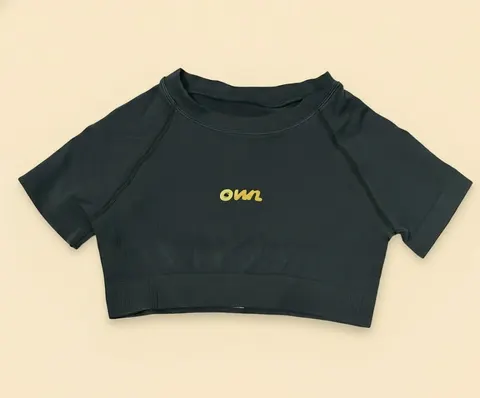 OWN Women’s Crop Top – Dark Green – Customizable
