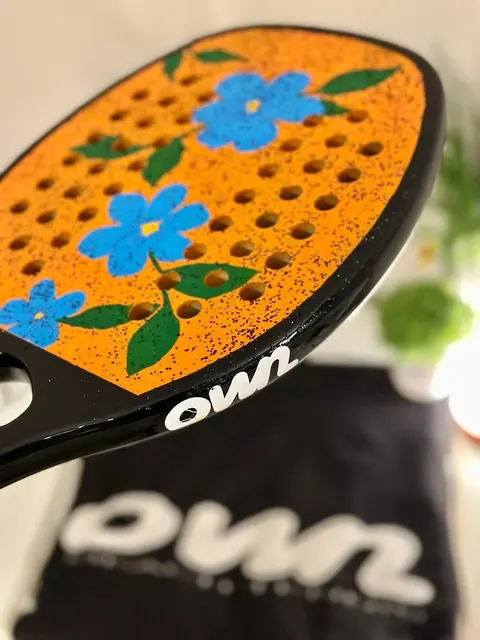 Own Full Carbon 22mm-Pre-Designed Racket + OwnBT Grit Treatment + OwnBT 2-in-1 Bag/Towel - foto 6