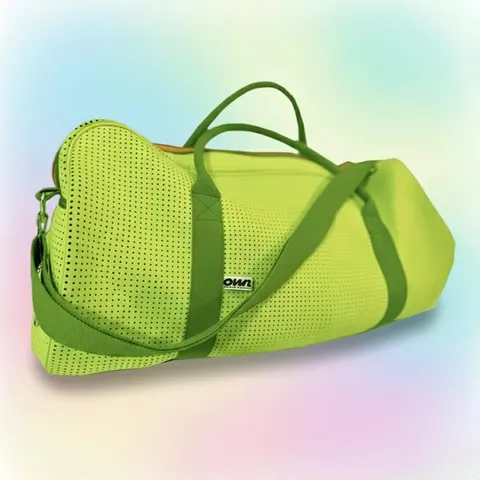 Sandless Neoprene Beach Bag – Neon Green Or Black
