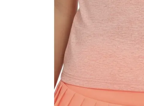Women’s Stretch Tee – Space Dye Peach (Also in Dark Gray) - foto 5