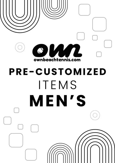Men’s Pre- Customized Items