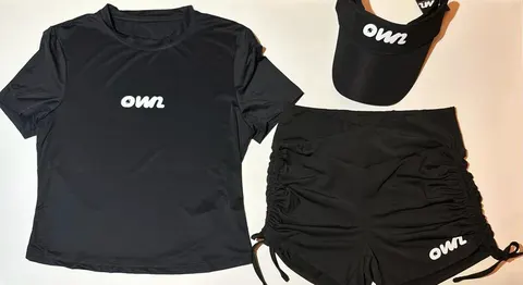 Women’s Scrunched Sports Shorts in Black (CUSTOMIZABLE) - foto 5