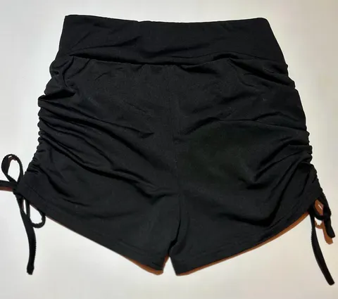 Women’s Scrunched Sports Shorts in Black (CUSTOMIZABLE) - foto 7