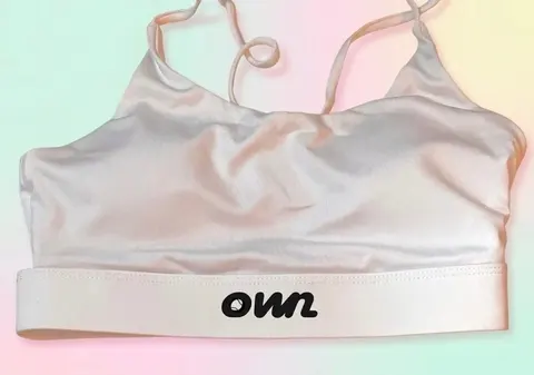 OWN Dream Soft Sports Bra in White – Customizable