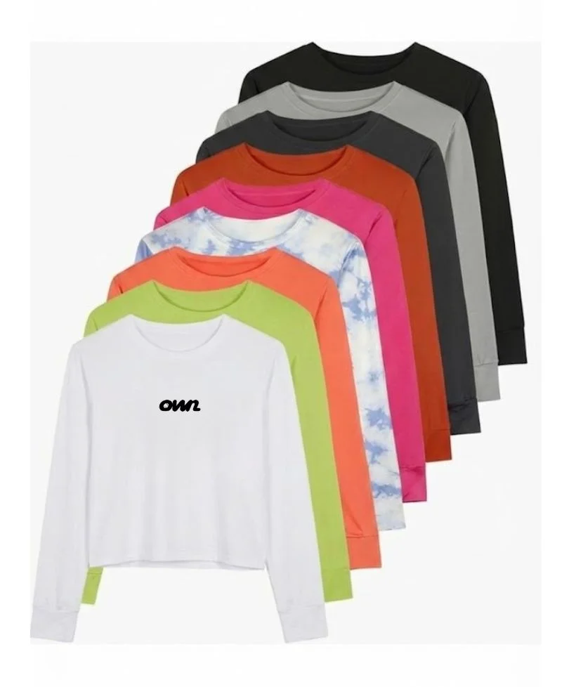 Women’s Dry Fit Semi-Crop Longsleeve- Customizable